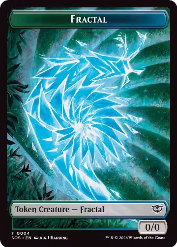 Fractal (0004) // Inkling (006) Double-Sided Token (4 // 6), Secrets of Strixhaven — Magic card price