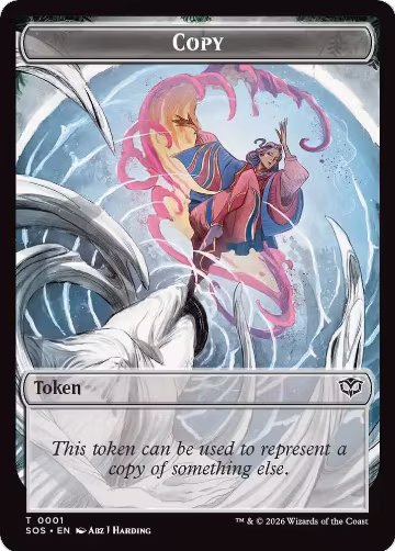 Copy // Spirit (0010) Double-Sided Token (1 // 10), Secrets of Strixhaven — Magic card price