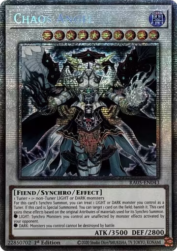 Chaos Angel (Starlight Rare) (RA05-EN043), Rarity Collection 5 — Yu-Gi-Oh! card price