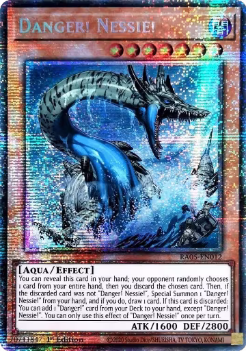 Danger! Nessie! (Starlight Rare) (RA05-EN012), Rarity Collection 5 — Yu-Gi-Oh! card price