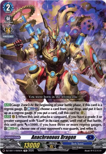 Anachronous Dragon (DZ-SS11/005EN), DZ-SS11: Master Deckset -Hikari Myodo- — Vanguard card price