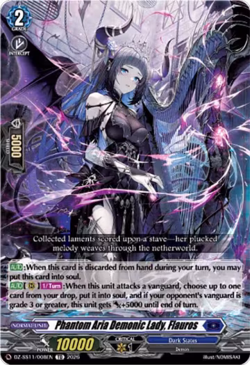 Phantom Aria Demonic Lady, Flauros (DZ-SS11/008EN) — card price