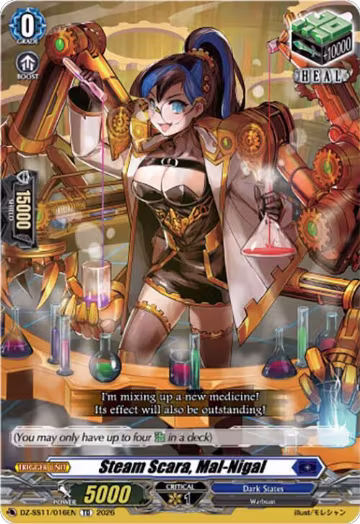 Steam Scara, Mal-Nigal (DZ-SS11/016EN), DZ-SS11: Master Deckset -Hikari Myodo- — Vanguard card price