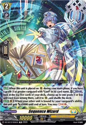 Sequence Wizard (DZ-SS12/006EN), DZ-SS12: Master Deckset -Erika Myojo- — Vanguard card price