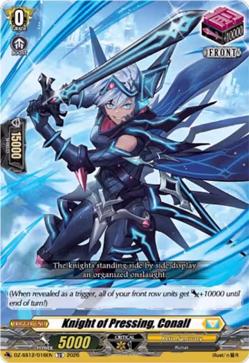 Knight of Pressing, Conall (DZ-SS12/016EN), DZ-SS12: Master Deckset -Erika Myojo- — Vanguard card price