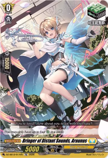 Bringer of Distant Sounds, Araunus (DZ-SS12/017EN), DZ-SS12: Master Deckset -Erika Myojo- — Vanguard card price