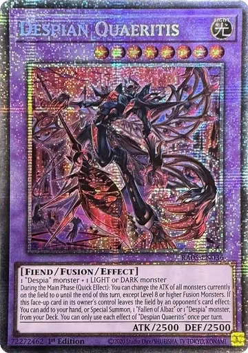 Despian Quaeritis (Starlight Rare) (RA05-EN036), Rarity Collection 5 — Yu-Gi-Oh! card price