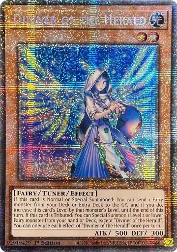 Diviner of the Herald (Starlight Rare) (RA05-EN017), Rarity Collection 5 — Yu-Gi-Oh! card price