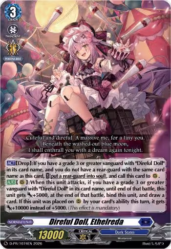 Direful Doll, Ethelreda (D-PR/1074EN), D Promo Cards — Vanguard card price