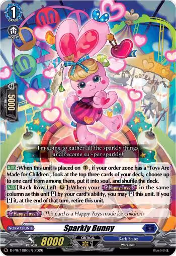 Sparkly Bunny (D-PR/1080EN), D Promo Cards — Vanguard card price