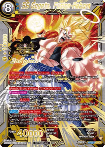 SS Gogeta, Fusion Reborn (2025 World Championship Stamp) (2nd Place) (BT22-140), Tournament Promotion Cards — DB Super card price