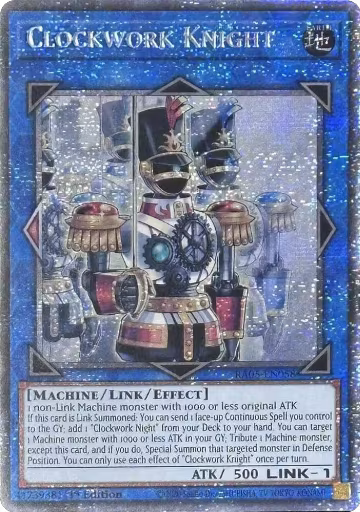 Clockwork Knight (Starlight Rare) (RA05-EN058), Rarity Collection 5 — Yu-Gi-Oh! card price