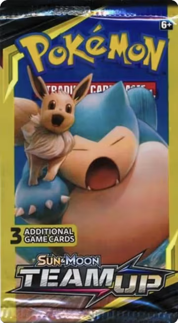 Team Up - Mini Booster Pack, SM - Team Up — Pokémon sealed product price