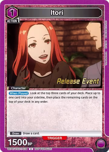 Itori (UEPR/TKG-1-034), Tokyo Ghoul Release Event Cards — Union Arena card price