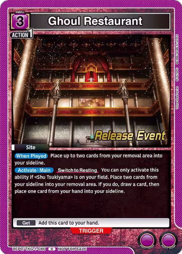 Ghoul Restaurant (UEPR/TKG-1-060), Tokyo Ghoul Release Event Cards — Union Arena card price
