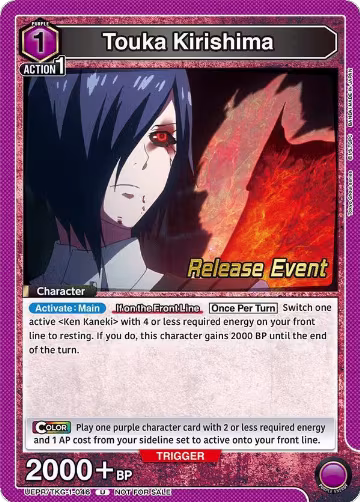 Touka Kirishima (046) (UEPR/TKG-1-046), Tokyo Ghoul Release Event Cards — Union Arena card price