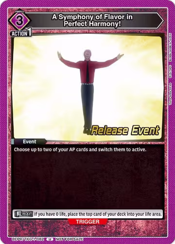 A Symphony of Flavor in Perfect Harmony! (UEPR/TKG-1-062) — card price