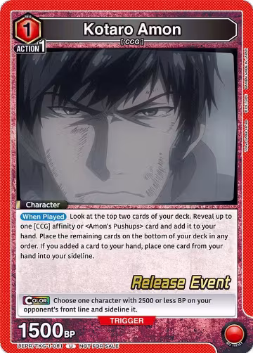 Kotaro Amon (081) (UEPR/TKG-1-081), Tokyo Ghoul Release Event Cards — Union Arena card price