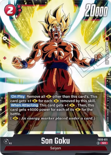 Son Goku - FB10-011 (FB10-011), Cross Force — DB Fusion card price