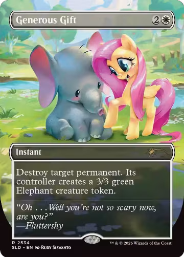 Generous Gift (2534) (2534), Secret Lair Drop Series — Magic card price