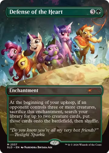 Defense of the Heart (2537), Secret Lair Drop Series — Magic card price