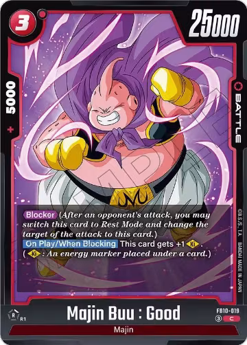 Majin Buu : Good (FB10-019), Cross Force — DB Fusion card price