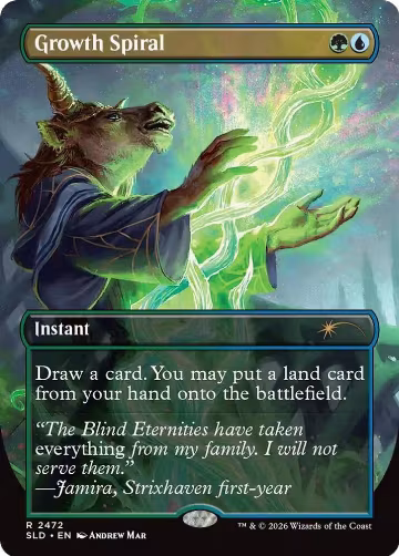Growth Spiral (2472) (2472), Secret Lair Drop Series — Magic card price