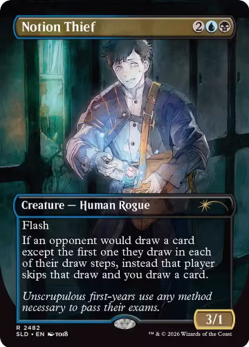 Notion Thief (2482), Secret Lair Drop Series — Magic card price