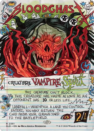 Bloodghast (2351) (2351), Secret Lair Drop Series — Magic card price