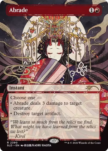 Abrade (2390) (2390), Secret Lair Drop Series — Magic card price