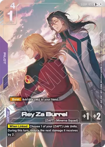 Rey Za Burrel (R+) (GD04-093), Phantom Aria — Gundam card price
