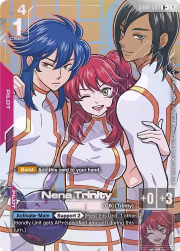 Nena Trinity (R+) (GD04-089), Phantom Aria — Gundam card price
