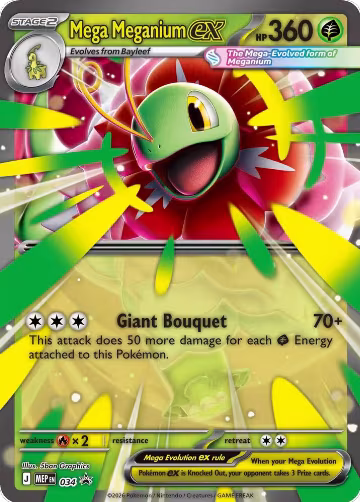 Mega Meganium ex (034), Jumbo Cards — Pokémon card price