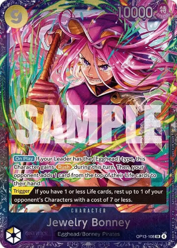 Jewelry Bonney (Treasure Cup May 2026) (OP13-108), One Piece Promotion Cards — One Piece card price