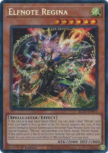 Elfnote Regina (BLZD-EN014), Blazing Dominion — Yu-Gi-Oh! card price