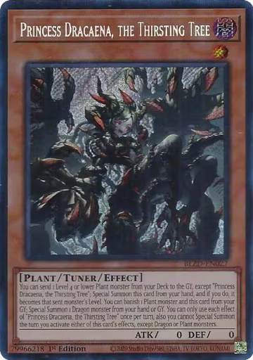 Princess Dracaena, the Thirsting Tree (BLZD-EN027), Blazing Dominion — Yu-Gi-Oh! card price