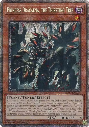 Princess Dracaena, the Thirsting Tree (Starlight Rare) (BLZD-EN027), Blazing Dominion — Yu-Gi-Oh! card price