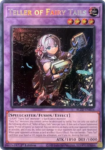 Teller of Fairy Tails (BLZD-EN034), Blazing Dominion — Yu-Gi-Oh! card price