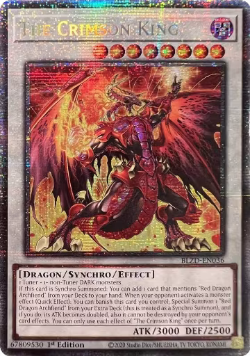 The Crimson King (Starlight Rare) (BLZD-EN036), Blazing Dominion — Yu-Gi-Oh! card price