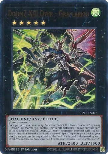 DoomZ XIII Over - Graflareio (BLZD-EN045), Blazing Dominion — Yu-Gi-Oh! card price