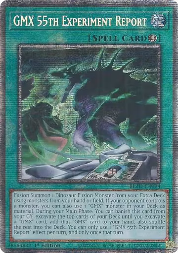 GMX 55th Experiment Report (Starlight Rare) (BLZD-EN094), Blazing Dominion — Yu-Gi-Oh! card price