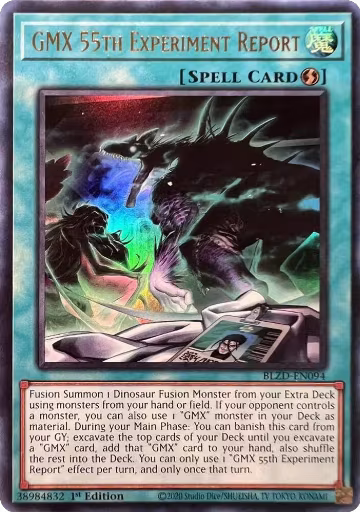 GMX 55th Experiment Report (BLZD-EN094), Blazing Dominion — Yu-Gi-Oh! card price