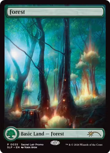 Forest (0035) (35), Secret Lair Showdown — Magic card price