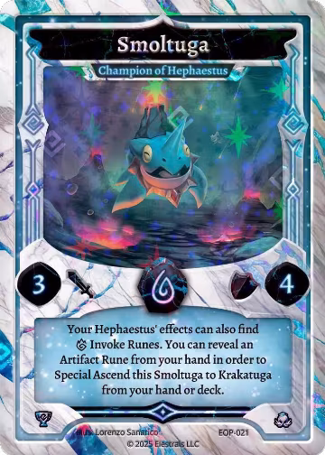 Smoltuga - Champion of Hephaestus (EOP-021), Elestrals Premier Packs — Elestrals card price