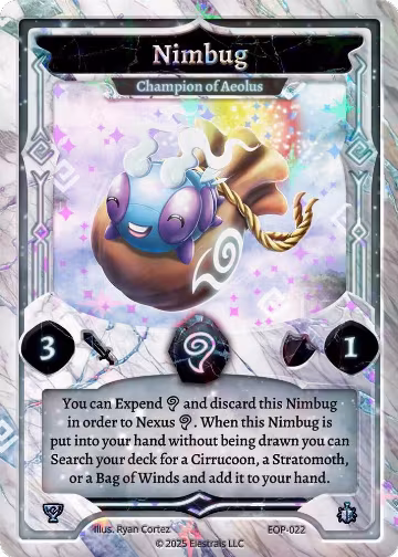 Nimbug - Champion of Aeolus (EOP-022) — card price