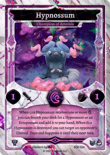 Hypnossum - Champion of Artemis (EOP-024), Elestrals Premier Packs — Elestrals card price