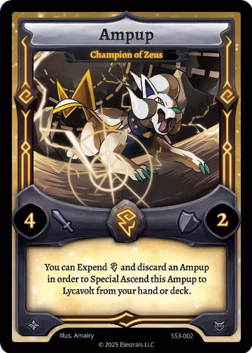 Ampup - Champion of Zeus (SS3-002), Shattered Stars Chapter 3 [SS3] — Elestrals card price