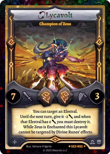 Lycavolt - Champion of Zeus (SS3-R02) — card price
