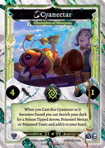 Cyanectar - Champion of Dionysus (EW26-S1), World Championships 2026 — Elestrals card price