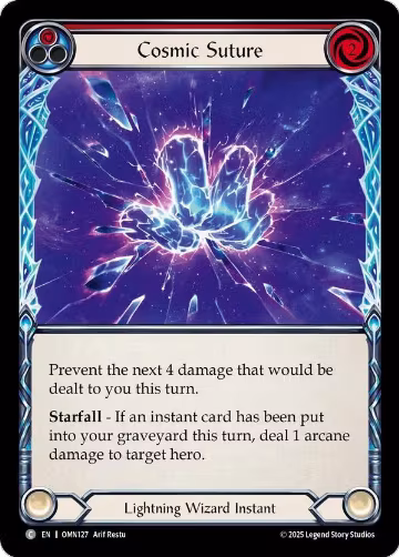 Cosmic Suture (Red) (OMN127), Omens of the Third Age — Flesh & Blood card price